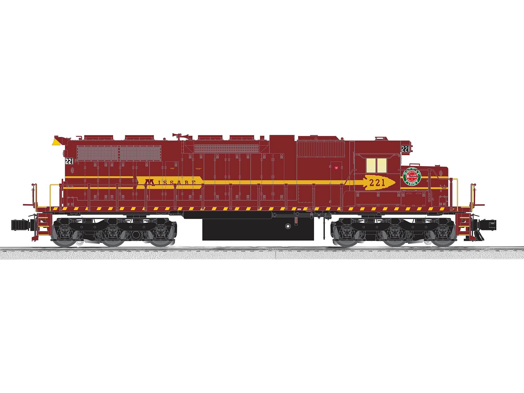 【特別送料無料！】 Iron & Missabe Duluth, Range #221 SD38 ギター